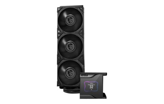MSI MEG CORELIQUID S360 - Prozessor-Flüssigkeitskühlsystem - Kühlergröße: 360 mm - (für: LGA1156, AM2, AM2+, AM3, LGA1155, AM3+, LGA2011, FM1, FM2, LGA1150, FM2+, LGA2011-3, LGA1151, AM4, LGA2066, TR4, SP3, sTR4, LGA1200, LGA1700) - (4719072859466)