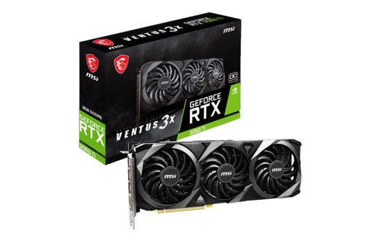 MSI GeForce RTX 3060 TI VENTUS 3X 8G OC LHR - Grafikkarten - (4719072852047)