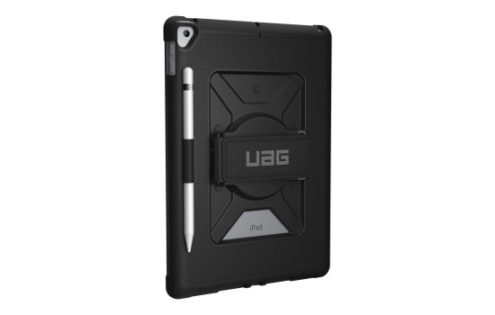 Urban Armor Gear UAG Rugged Case for iPad 10.2-in (7/8 Gen, 2019/2020) - Metropolis w/HS Black - Hintere Abdeckung für Tablet - composite - Schwarz - 10.2` - für Apple 10.2-inch iPad (7. Generation, 8. Generation) - (0812451035247)