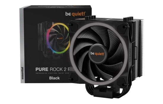 Be Quiet! Pure Rock 2 FX - Prozessor-Luftkühler - (für: LGA1155, LGA2011, LGA1150, LGA1151, LGA2011-3 (Square ILM) - (4260052189016)