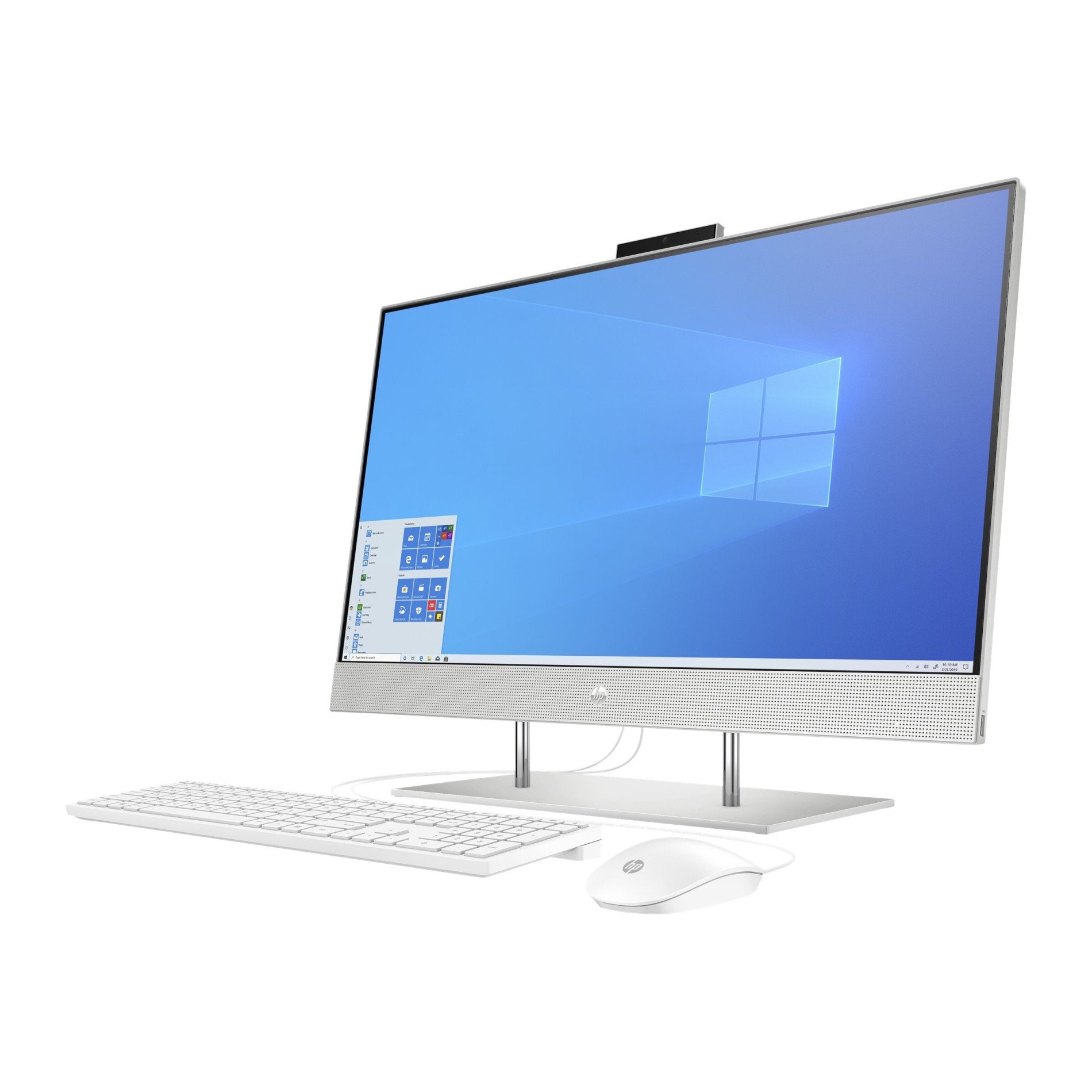 HP 27-dp0007ng - All-in-One (Komplettlösung) - Ryzen 5 4500U / 2.3 GHz - RAM 8 GB - SSD 512 GB - NVMe, HDD 1 TB - Radeon Vega 8 - GigE - WLAN: 802.11a/b/g/n/ac, Bluetooth 4.2 - Win 10 Home 64-Bit - Monitor: LED 68.58 cm (27`) - (0194850565212)