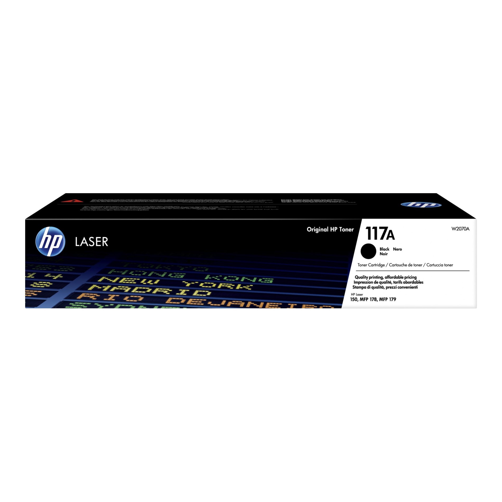 HP 117A - Schwarz - Original - Tonerpatrone (W2070A) - (0193424172801)