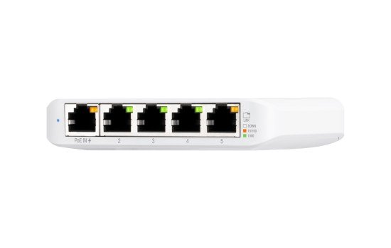 UbiQuiti UniFi Switch USW Flex Mini - Switch - managed - 4 x 10/100/1000 + 1 x 10/100/1000 (PoE+) - (0817882029698)