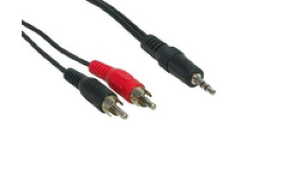 Good Connections Stereo Verbindung 3,5mm Klinke St / 2 x Cinch St - Länge: 1,5m - (4014619213825)