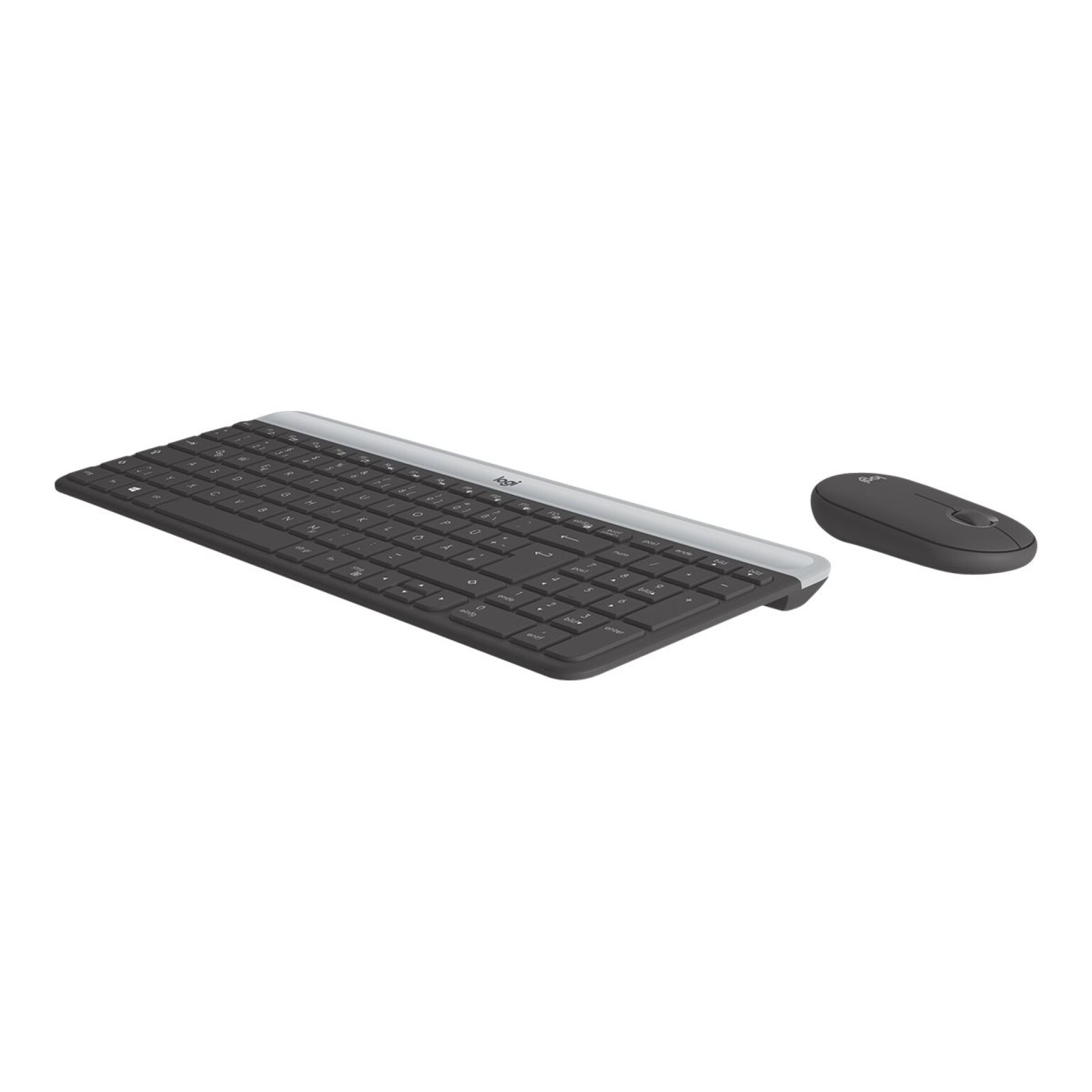Logitech Slim Wireless Combo MK470 - Tastatur-und-Maus-Set - (5099206086449)