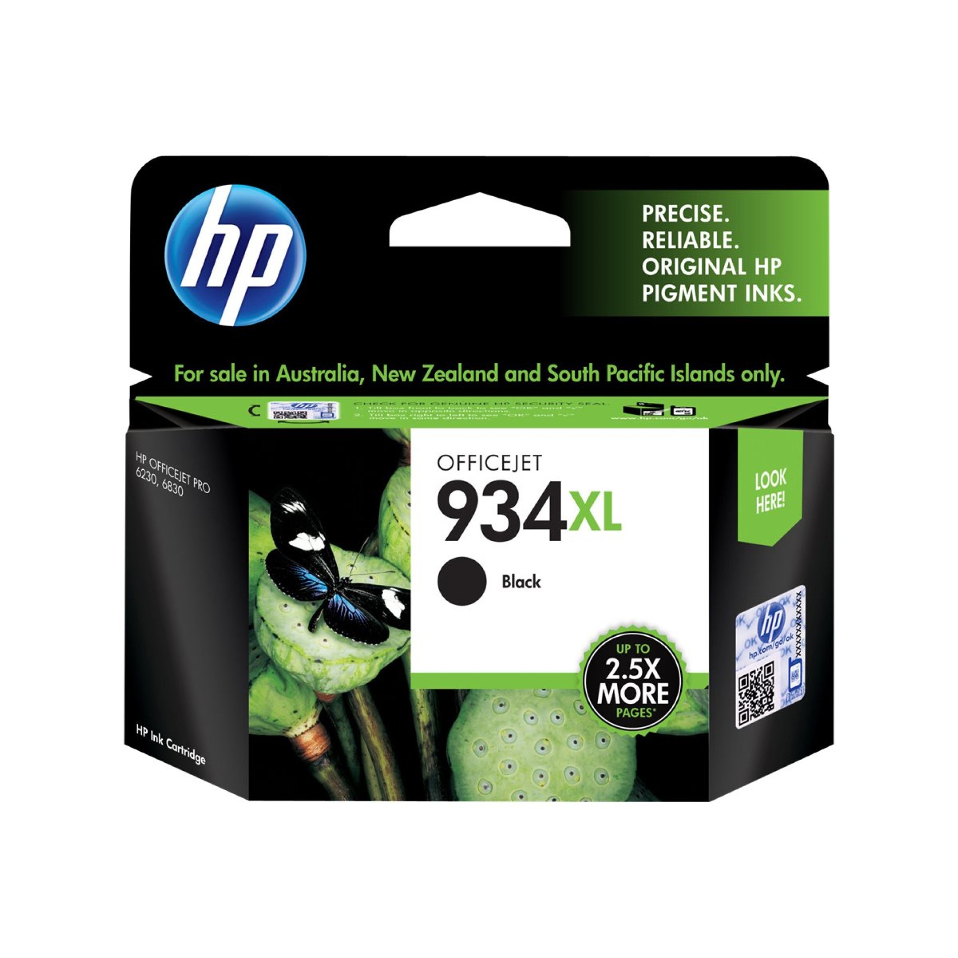 HP 934XL - Hohe Ergiebigkeit - Schwarz - Original - (0888182034590)