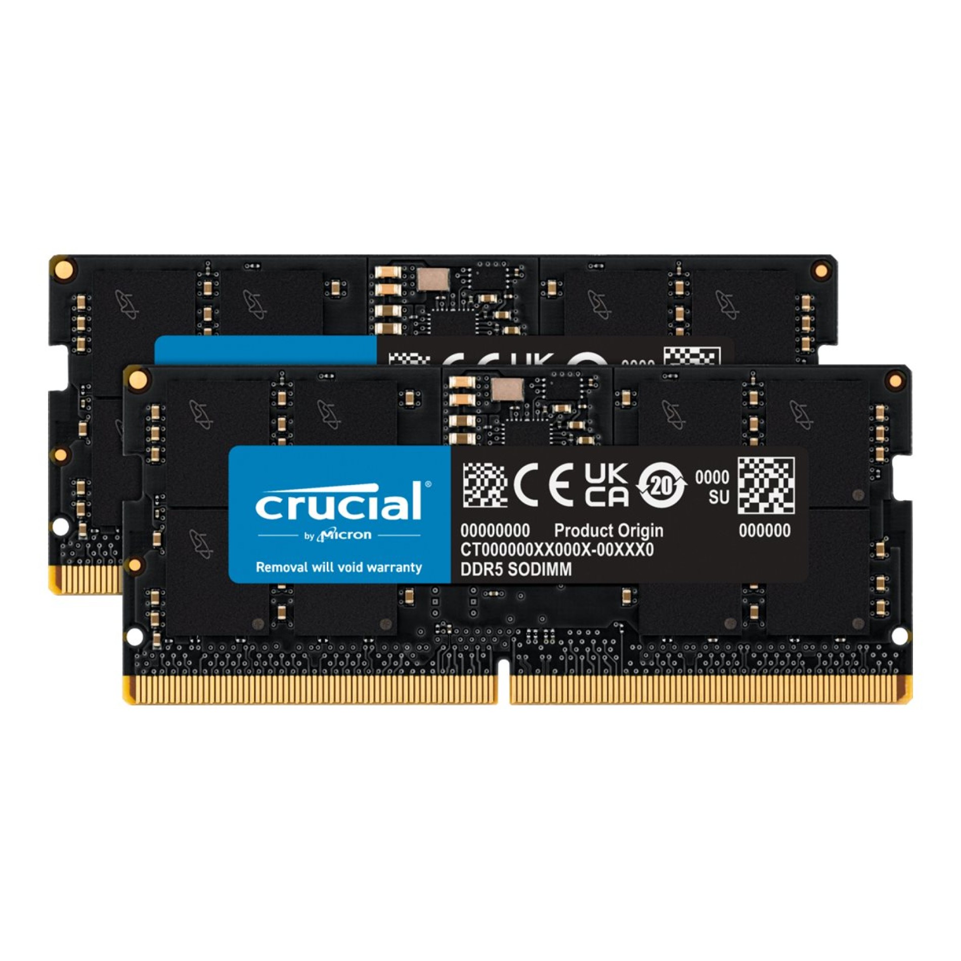 Crucial DDR5 - Kit - 32 GB: 2 x 16 GB - SO DIMM 262-PIN - (0649528906557)