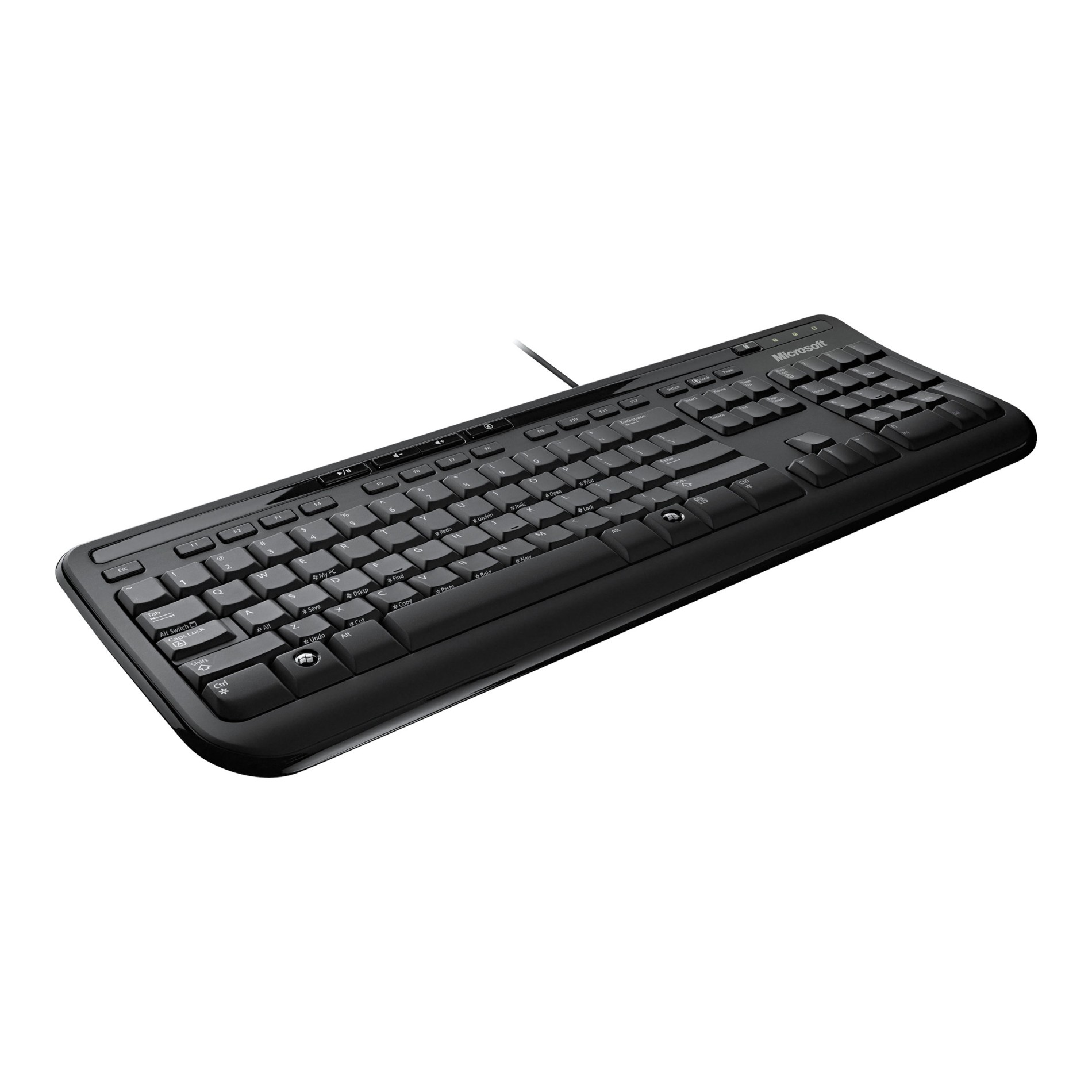 Microsoft Wired Keyboard 600 - Tastatur - USB - (0882224741804)