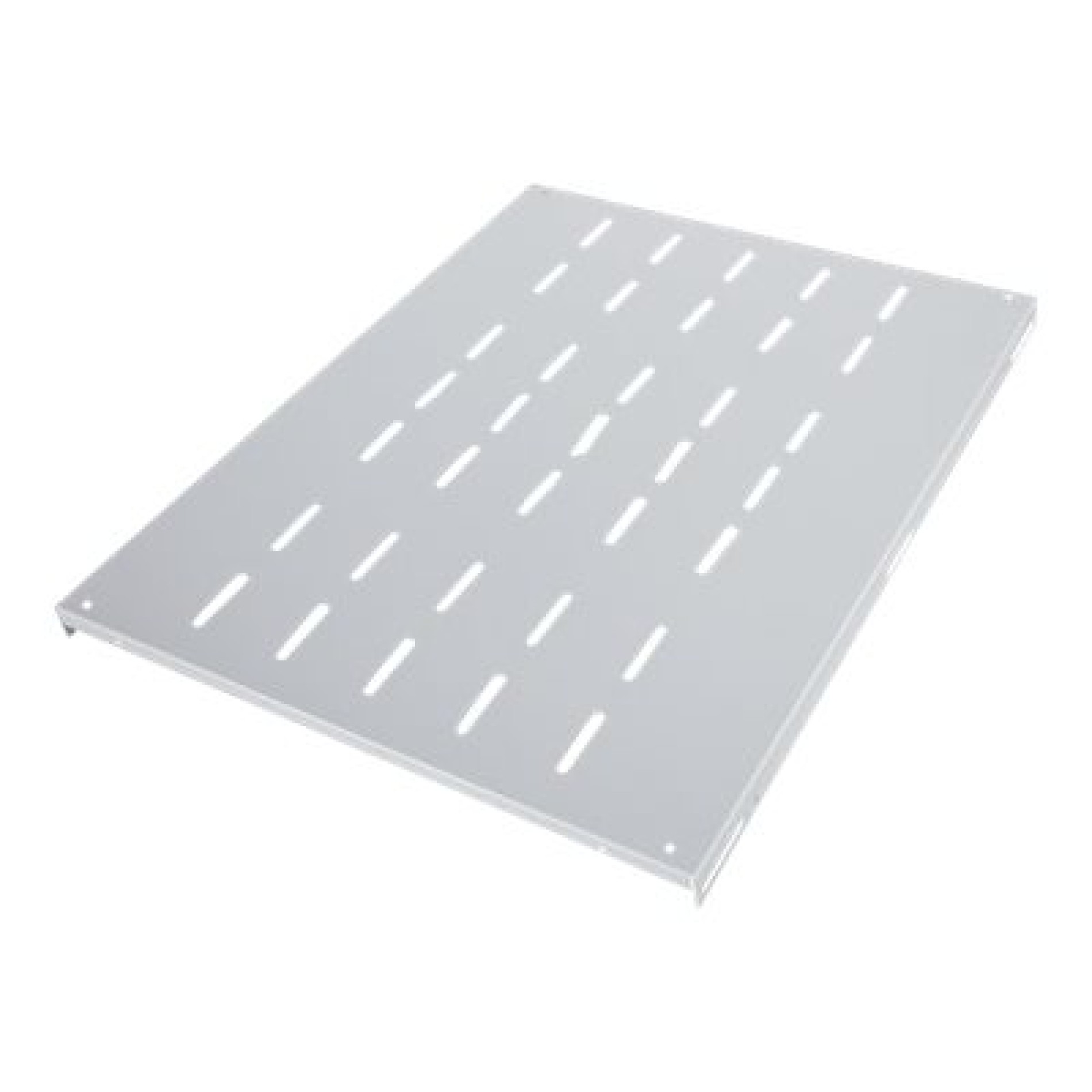 Intellinet Fachboden zur Festmontage, 1 HE, 900 mm Tiefe, grau - Rack - Regal - Grau, RAL 7035 - 1U - 48.3 cm (19`) - (0766623712262)
