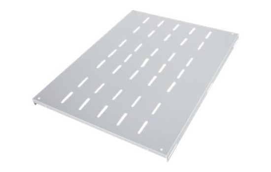 Intellinet Fachboden zur Festmontage, 1 HE, 900 mm Tiefe, grau - Rack - Regal - Grau, RAL 7035 - 1U - 48.3 cm (19`) - (0766623712262)