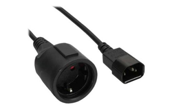 InLine Stromkabel - IEC 60320 C14 zu Stromversorgung (W) - (4043718137886)