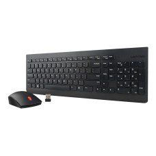 Lenovo Essential Wireless Combo - Tastatur-und-Maus-Set - kabellos - 2.4 GHz - Deutsch - für S510; ThinkCentre M700; M71X; M810; M910; ThinkPad L470; T470; X1 Carbon (5th Gen) - (0190940004401)