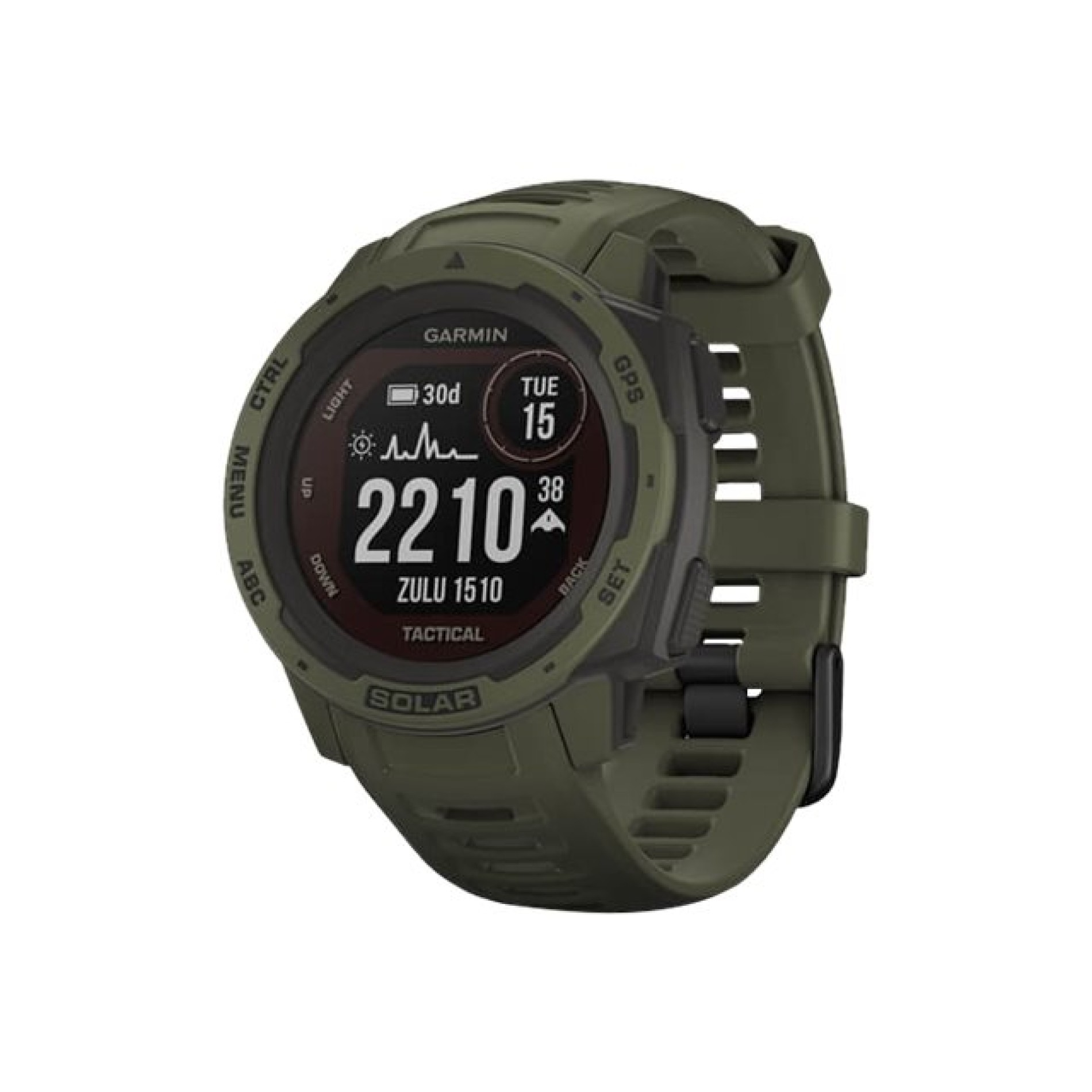Garmin Instinct Solar - Tactical Edition - Moss - (0753759235932)
