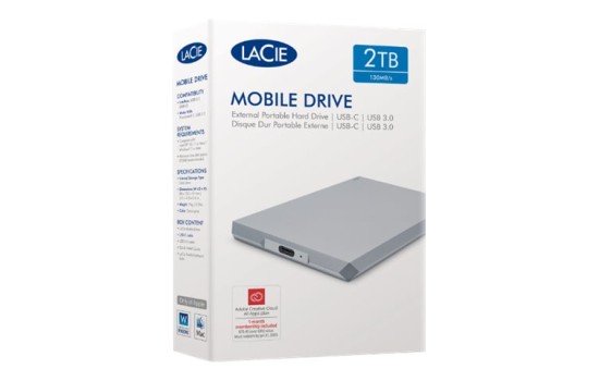 LaCie Mobile Drive STHG2000402 - Festplatte - 2 TB - extern (tragbar) - (3660619404759)
