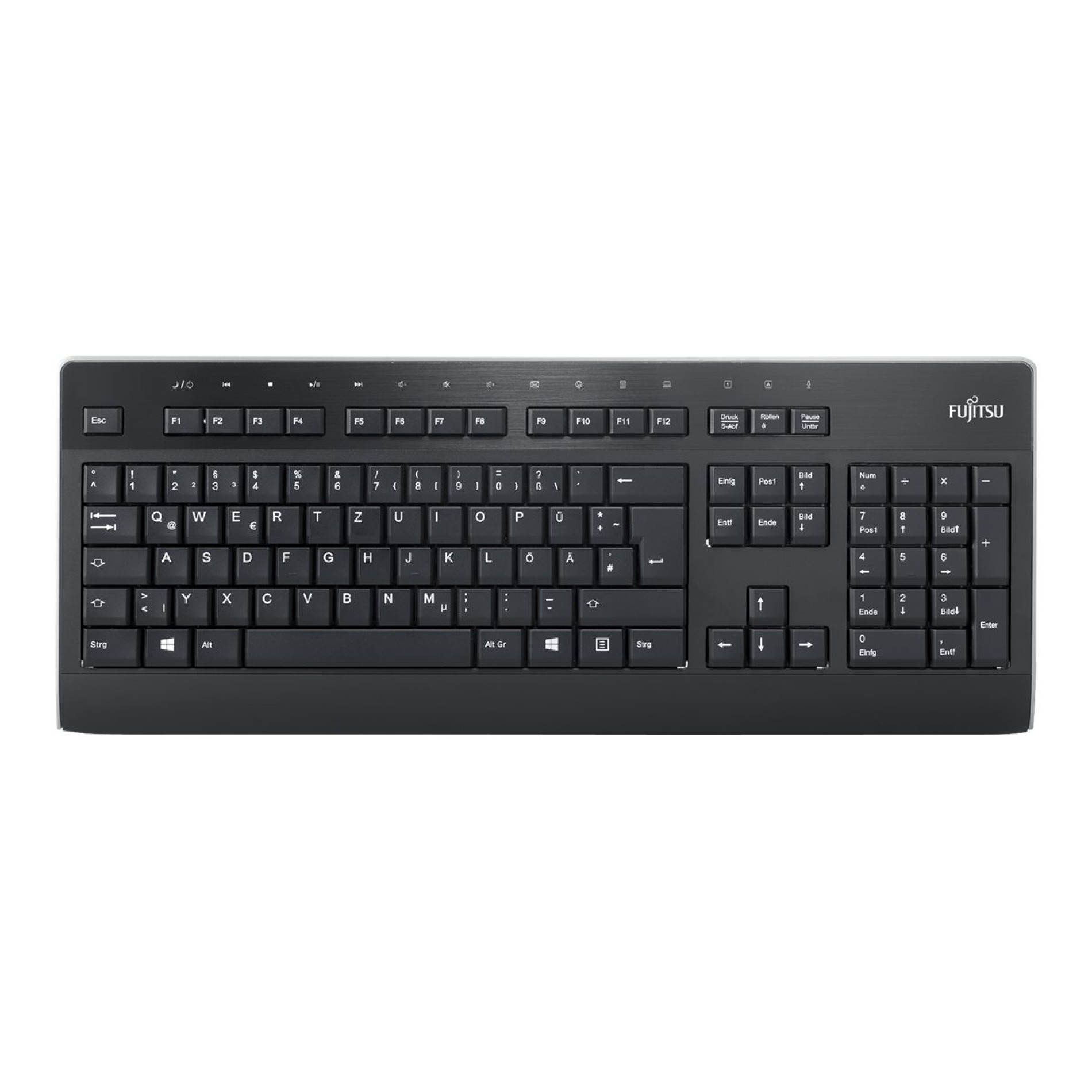 Fujitsu KB955 - Tastatur - USB - Deutsch - für Celsius M7010, R970 - (4059595598283)