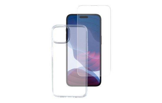 4smarts 360° Starter Set - Schutzhülle hintere Abdeckung für Mobiltelefon - fettabweisende Beschichtung, Thermoplastisches Polyurethan (TPU) - (4252011902835)