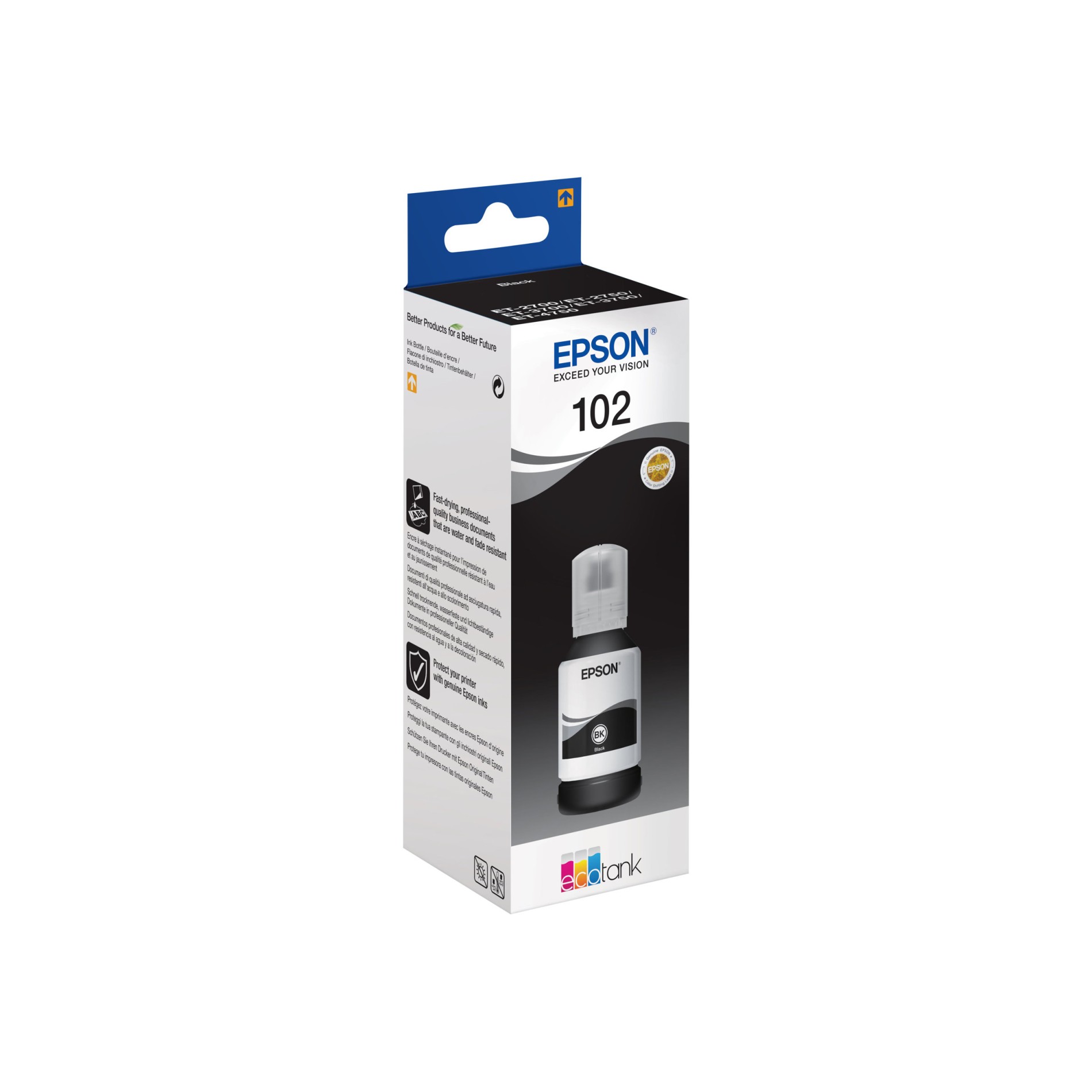 Epson 102 - 127 ml - Schwarz - Original - Tintenbehälter - (8715946643342)