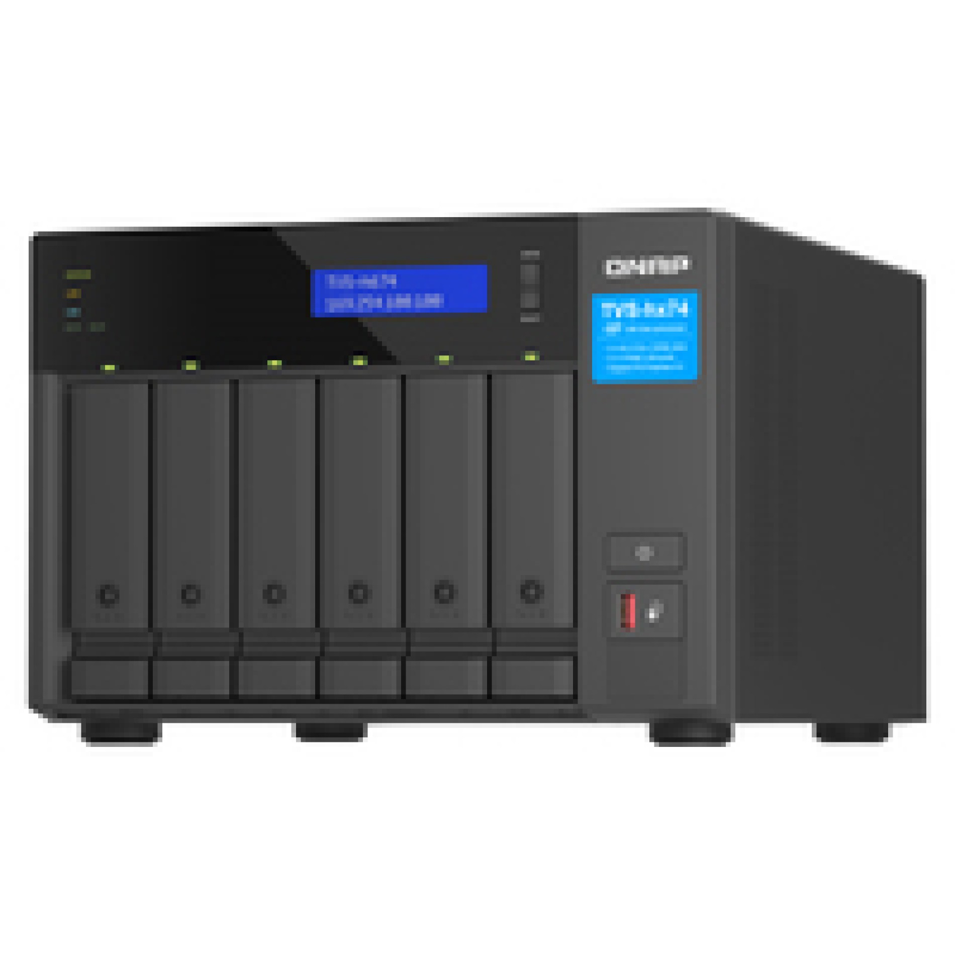 QNAP TVS-h674-i3-16G 6Bay 16GB DDR4 - (4711103082379)