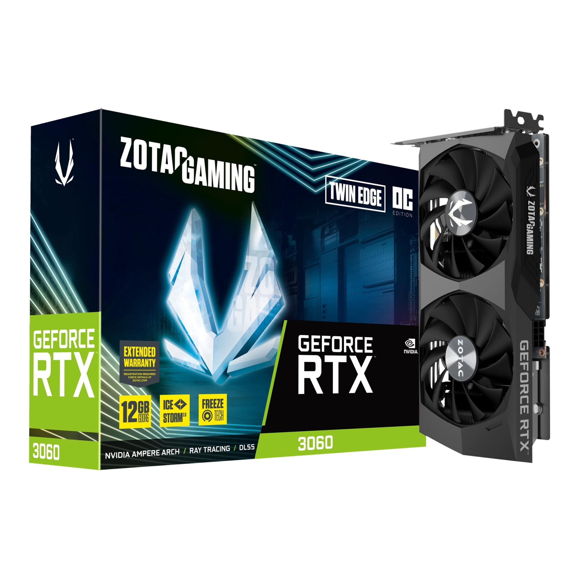 ZOTAC GAMING GeForce RTX 3060 Twin Edge OC - Grafikkarten - (4895173622830)