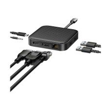 Targus HyperDrive Mobile Dock - Dockingstation - USB4 - (6941921147709)
