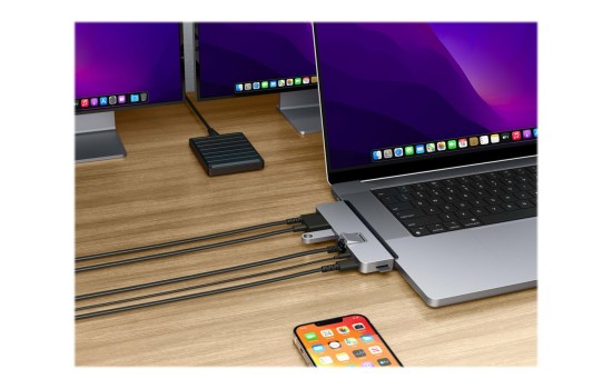 Targus HyperDrive DUO Pro - Dockingstation - USB-C x 2 - (6941921148300)