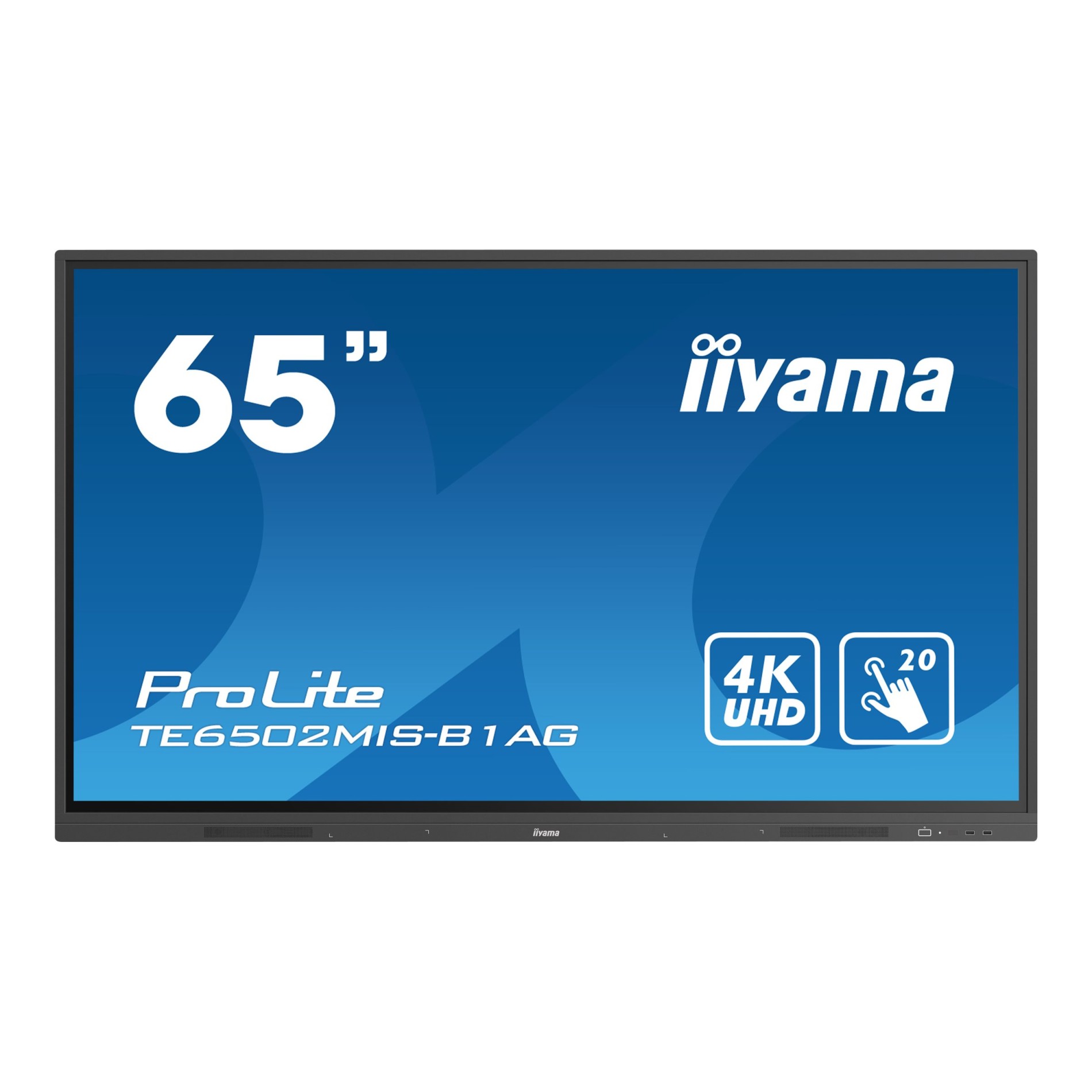 Iiyama ProLite TE6502MIS-B1AG - 165 cm (65`) Diagonalklasse LCD-Display mit LED-Hintergrundbeleuchtung - interaktive Digital Signage - mit Integrierter Media-Player und Touchscreen (Multi-Touch) - (4948570118830)
