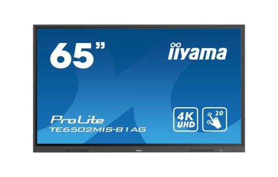 Iiyama ProLite TE6502MIS-B1AG - 165 cm (65`) Diagonalklasse LCD-Display mit LED-Hintergrundbeleuchtung - interaktive Digital Signage - mit Integrierter Media-Player und Touchscreen (Multi-Touch) - (4948570118830)
