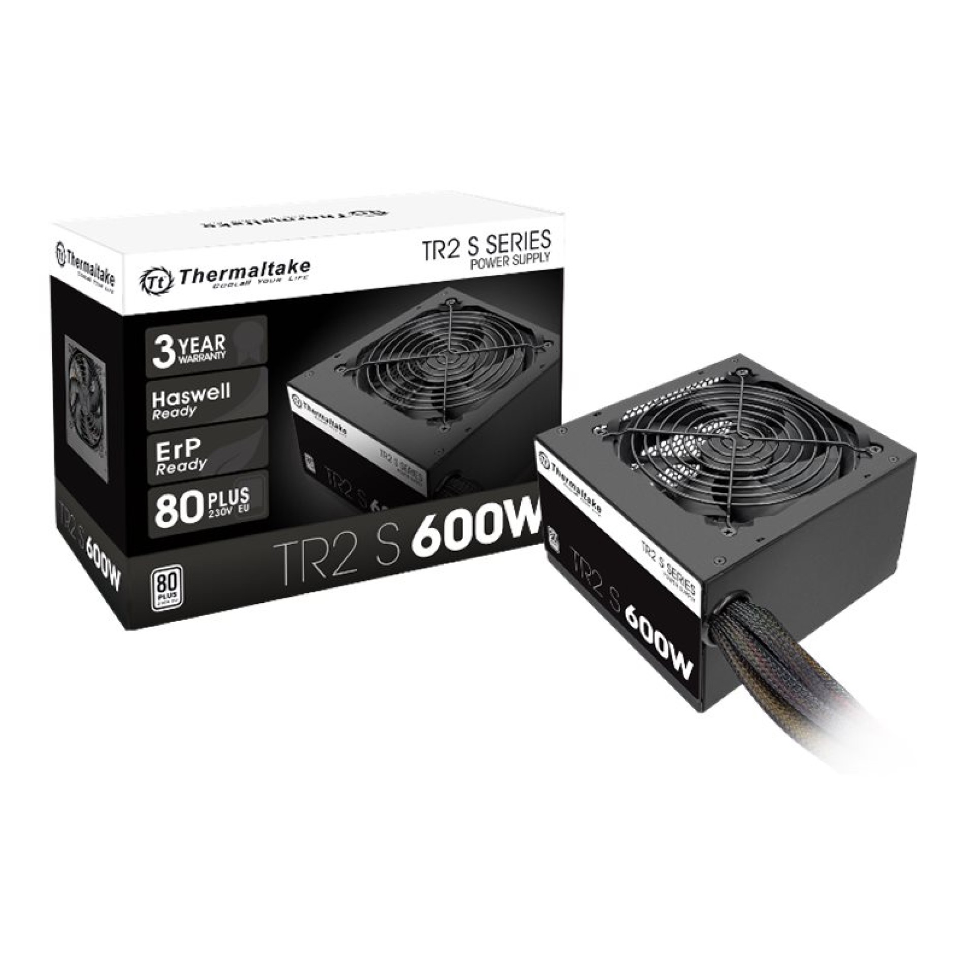 Thermaltake TR2 S 600W - Netzteil (intern) - ATX12V 2.3/ EPS12V - (4717964401892)