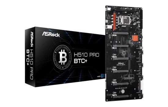 ASRock H510 Pro BTC+ - Motherboard - LGA1200-Sockel - H510 Chipsatz - USB 3.2 Gen 1 - Gigabit LAN - Onboard-Grafik (CPU erforderlich) - (4710483935220)