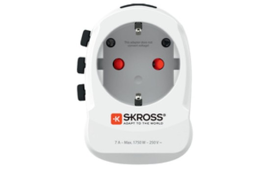 SKROSS Reisestecker PRO Light USB A/C Weiß - Adapter - (7640166323648)